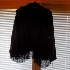 Black Fringe Blazer